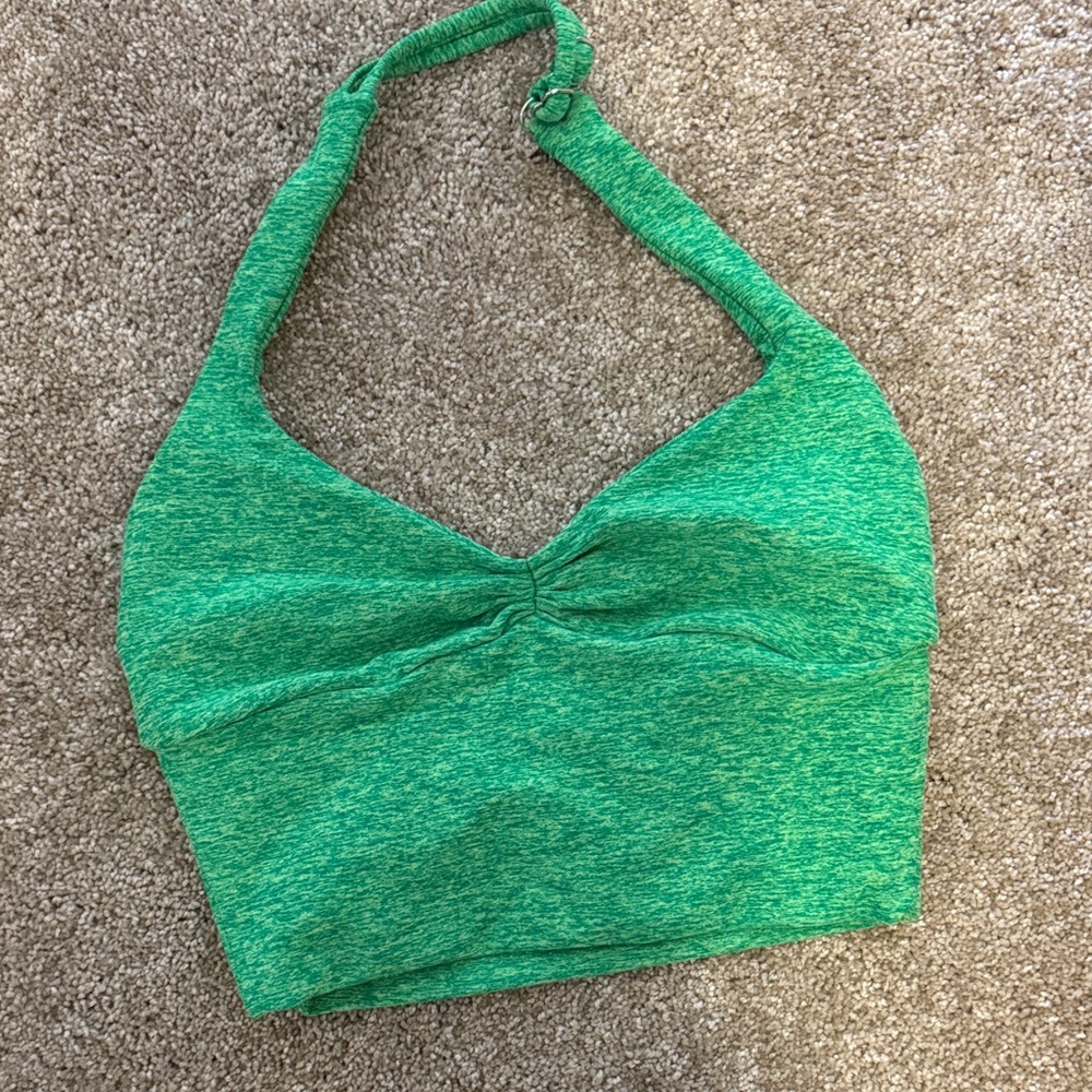 Bombshell Sportswear Green Crop Top